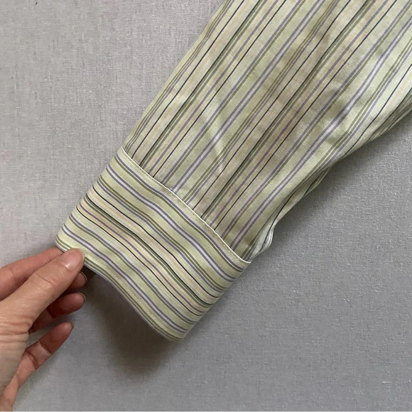 Eddie Bauer  long sleeve cotton button blouse sz M - Picture 6 of 13